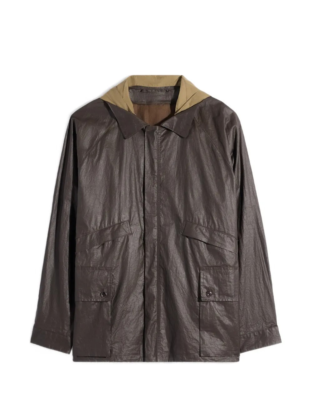 Brown jacket, front view