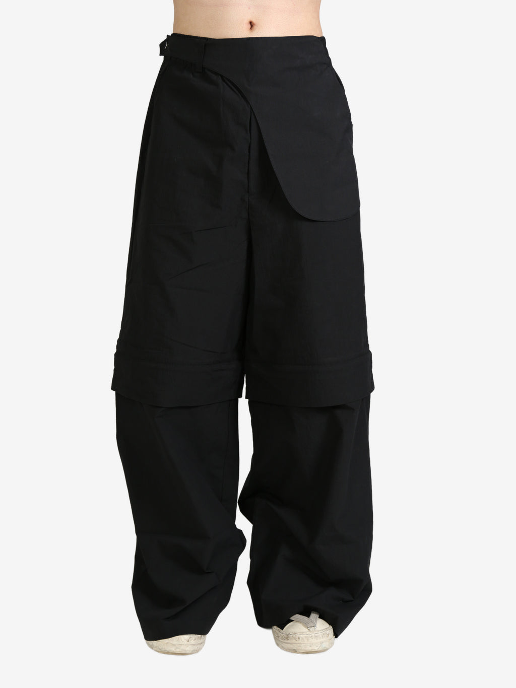 FFFPOSTALSERVICE Men Wide Waistbag Zip-Off Trousers