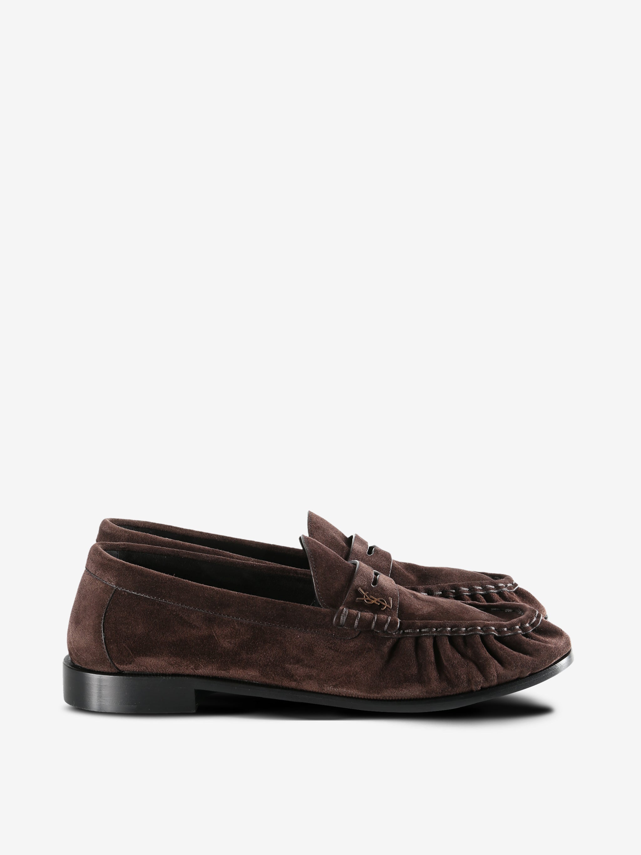 Brown loafer, front view