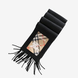 Black scarf, front view