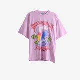 Purple t-shirt, front view
