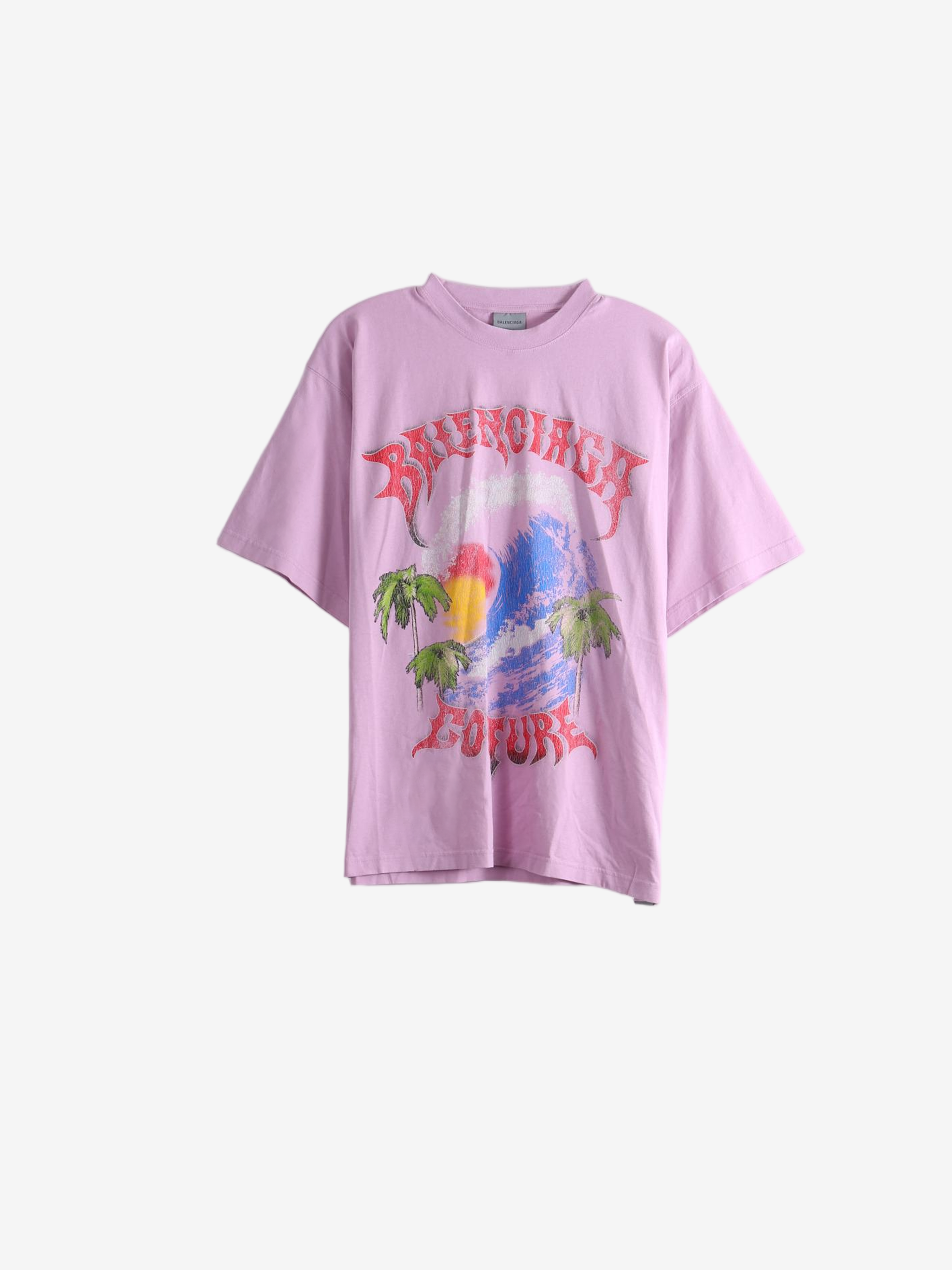 Purple t-shirt, front view
