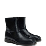 Black boot, side view