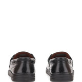 Black shoes, back view