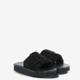 Black sandal, side view
