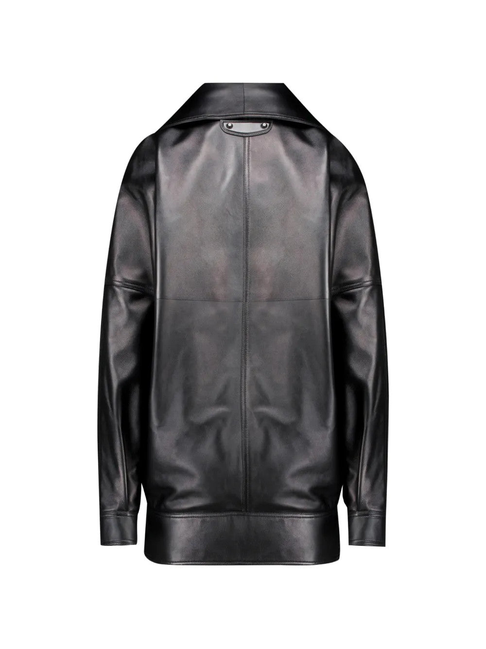 Black jacket, back view