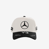 White hat, front view