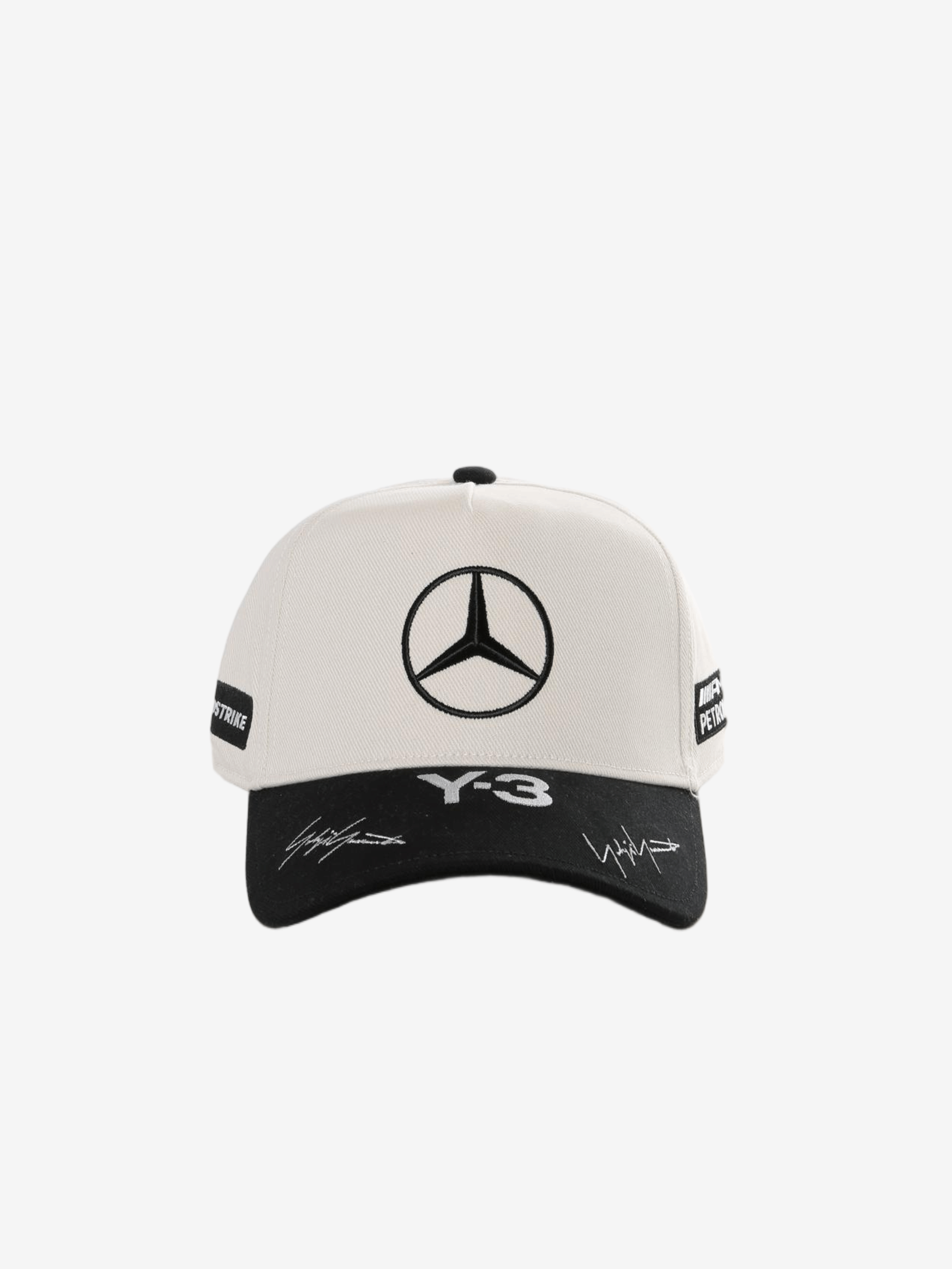 White hat, front view