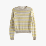 Yellow knitwear, front view