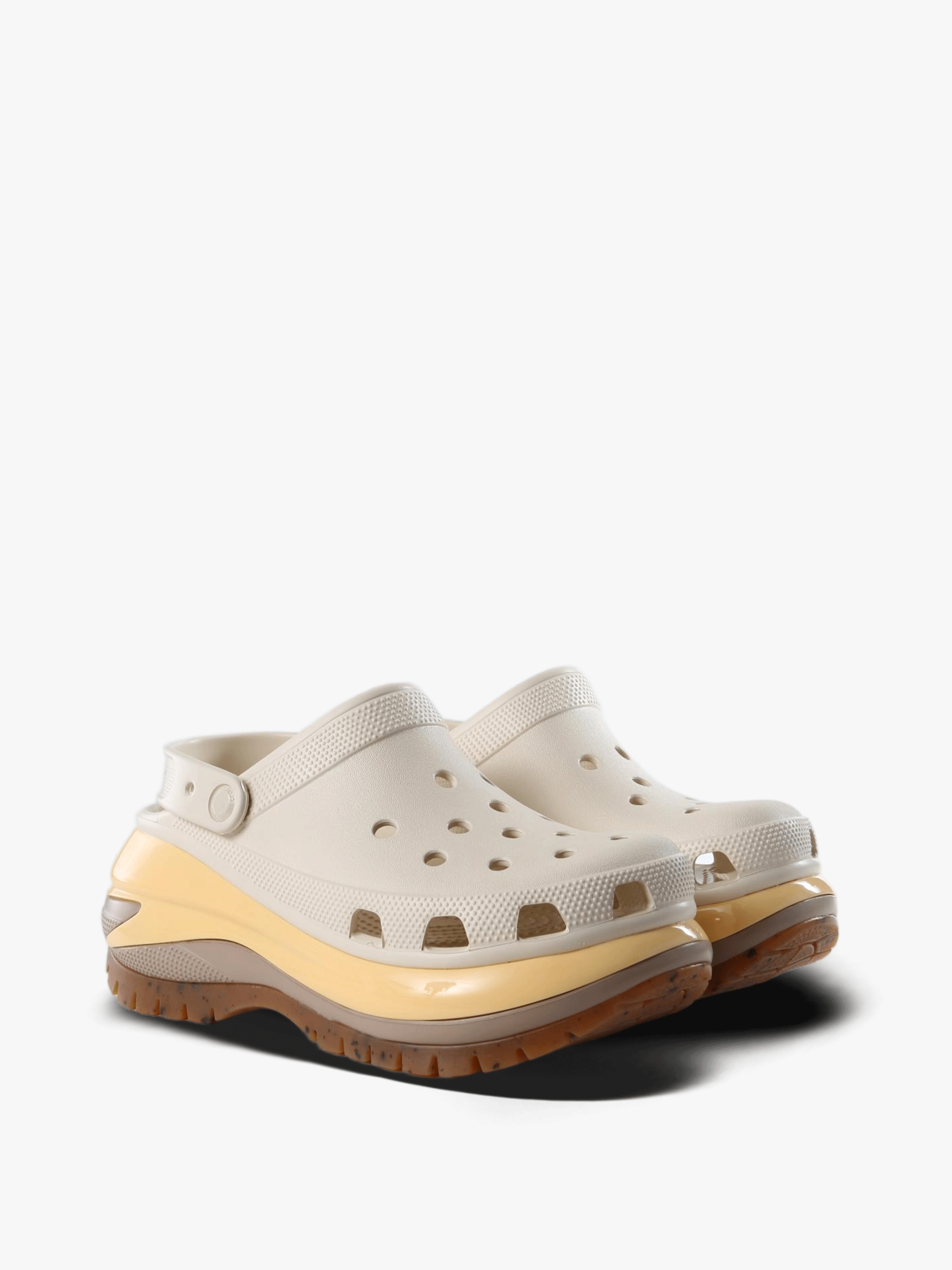 Tan shoes, front view