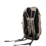Tan bag, back view