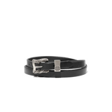 Black accessories, front view