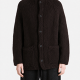 Brown knitwear, full body view
