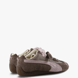 Brown shoes, side view