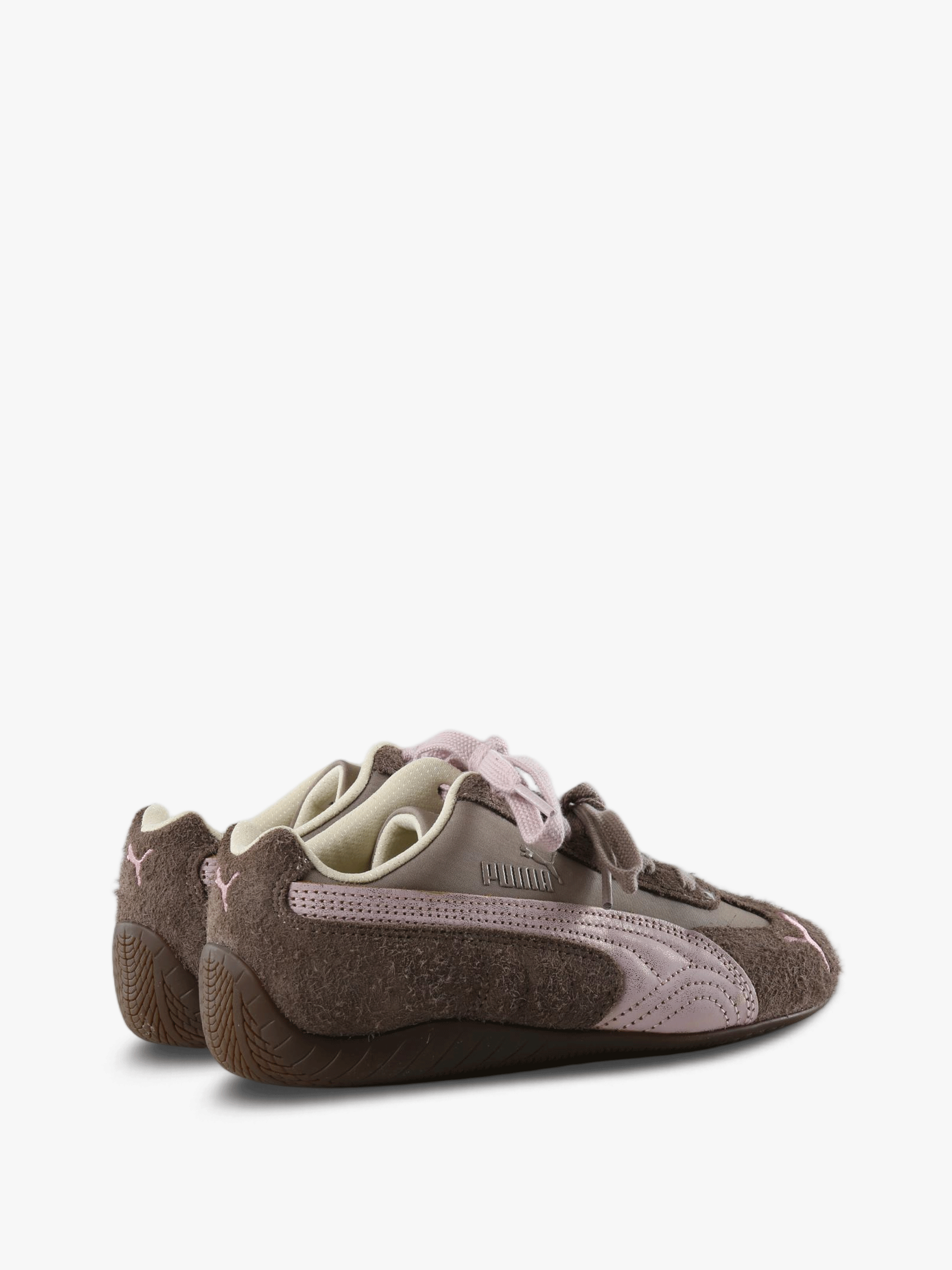 Brown shoes, side view