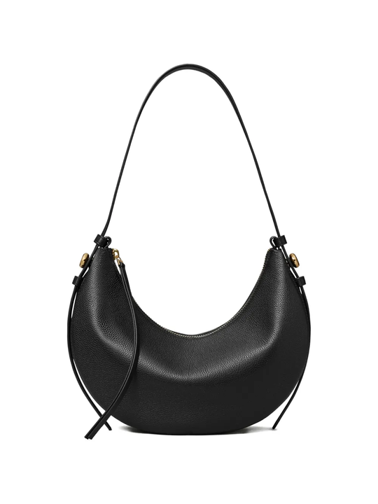 black bag, front view