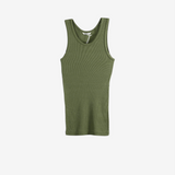 Green top, front view