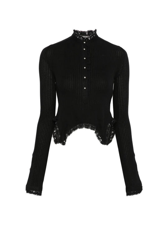 Black top, front view