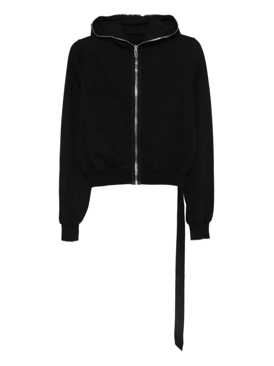 Black hoodie, front view