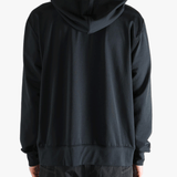 Black jacket, back view