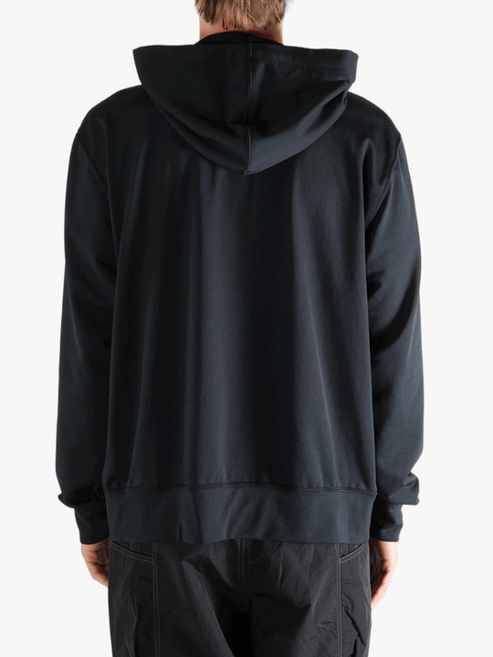 Black jacket, back view