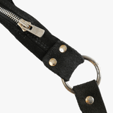 Close up of Black bag, showing detail