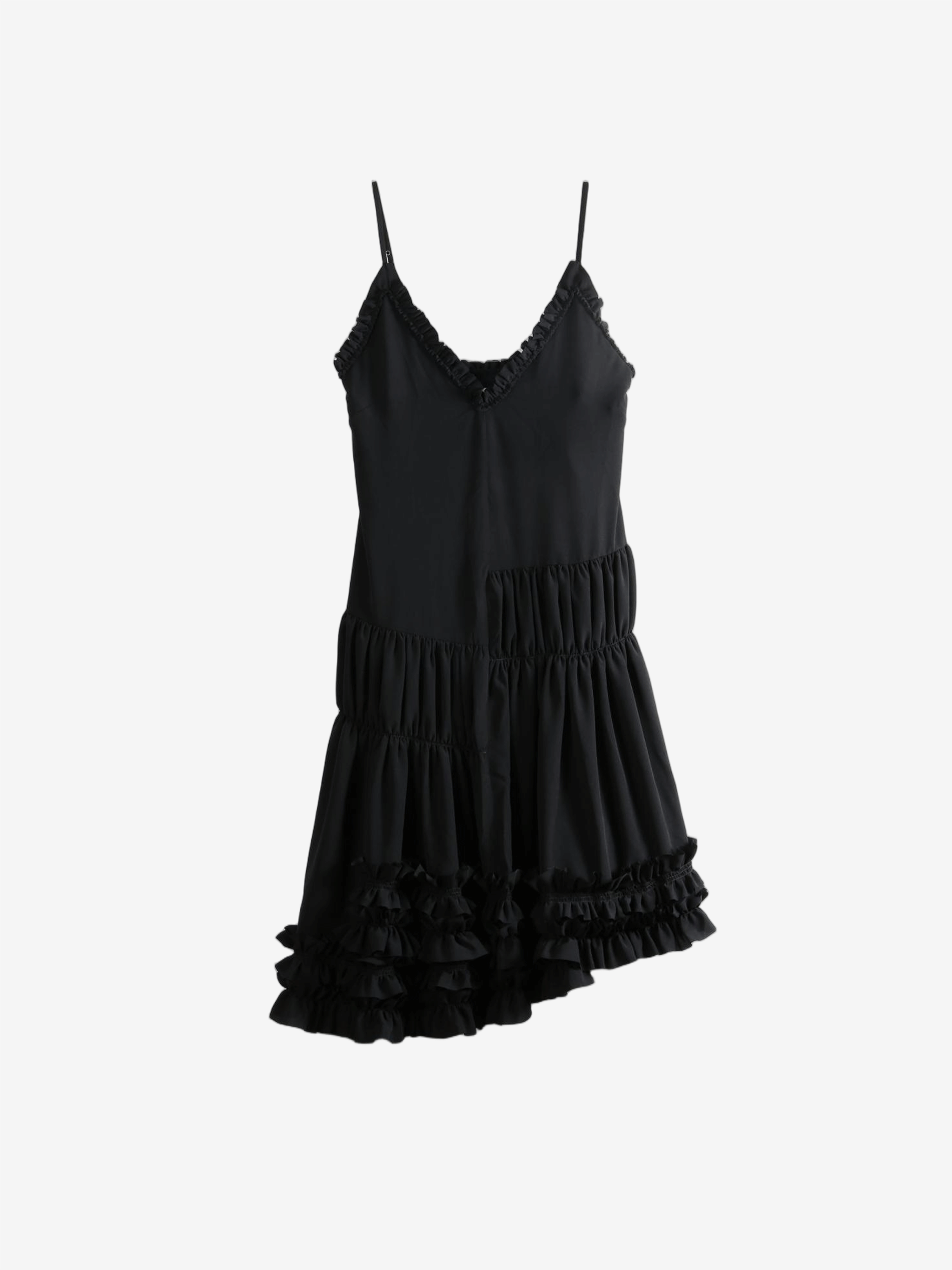 Black dress, front view
