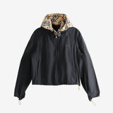 Black jacket, front view