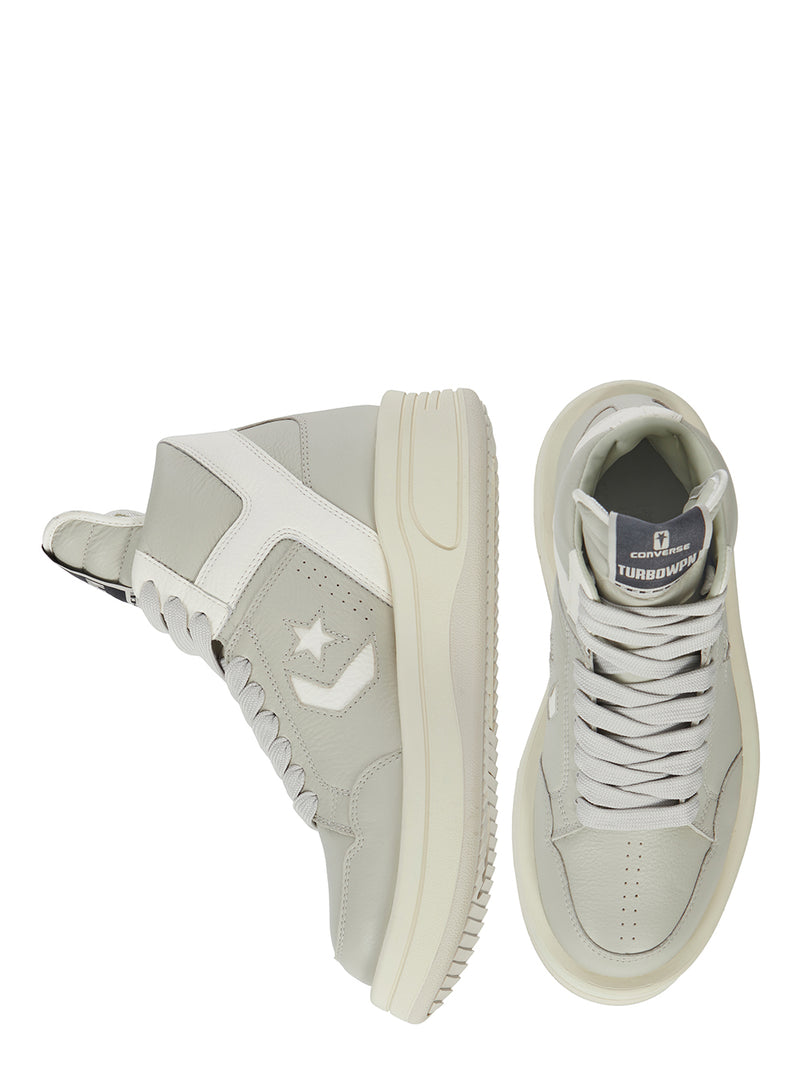 RICK OWENS DRKSHDW X CONVERSE - Leather Mid Turbowpn Sneaker