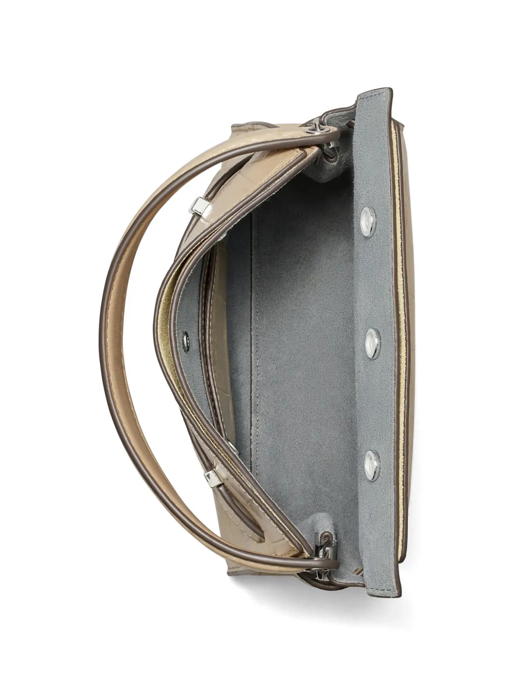 Tan bag, inside view