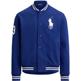 Blue jacket, front view