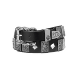 Black accessories, front view