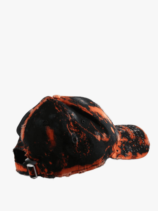 Orange hat, side view