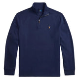 Navy knitwear, front view