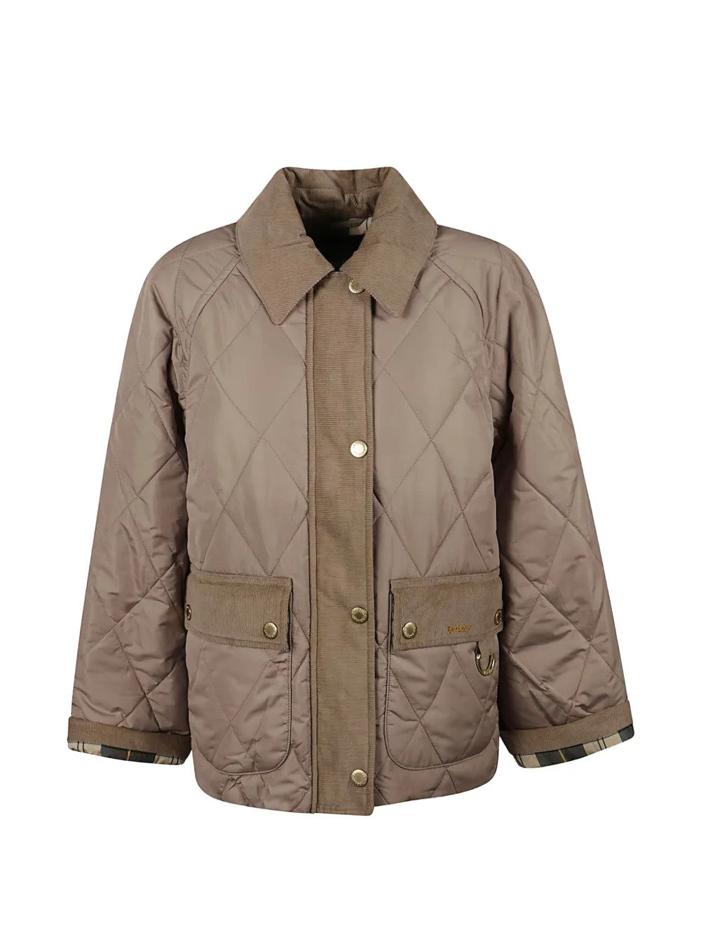 Tan jacket, front view