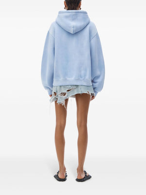 T BY ALEXANDER WANG - Women Essential Terry With Puff Paint Logo Hoodie