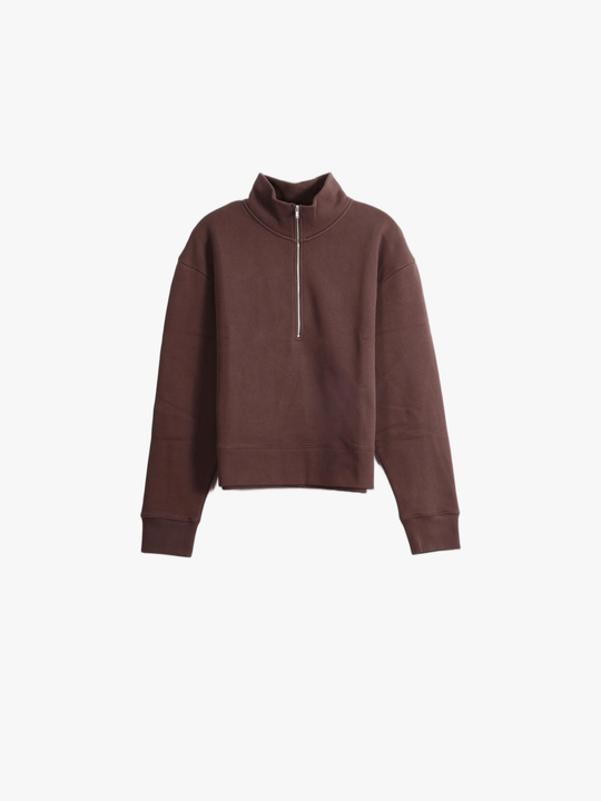 Brown hoodie, front view