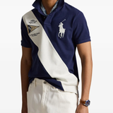 Blue shirt worn by a person, showing the shirt's fit