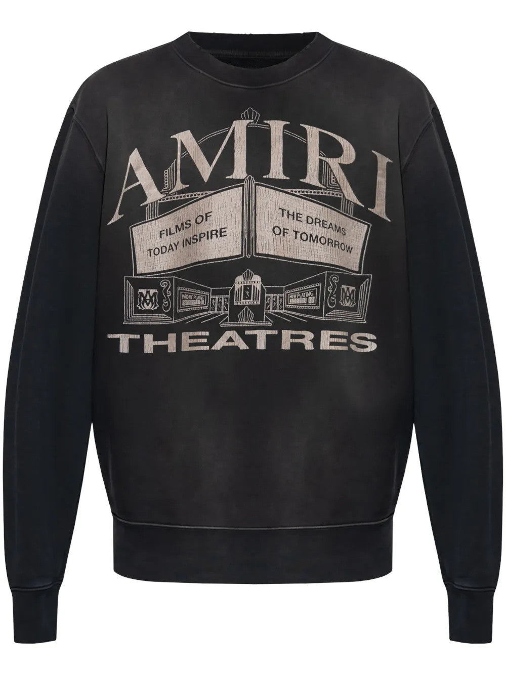 Black t-shirt, front view