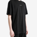 Black t-shirt, front view