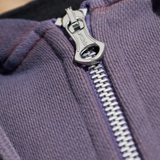 Close up of  purple hoodie ,showing texture of the cotton