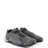 Grey sneakers, side view