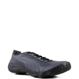Navy shoes, front view