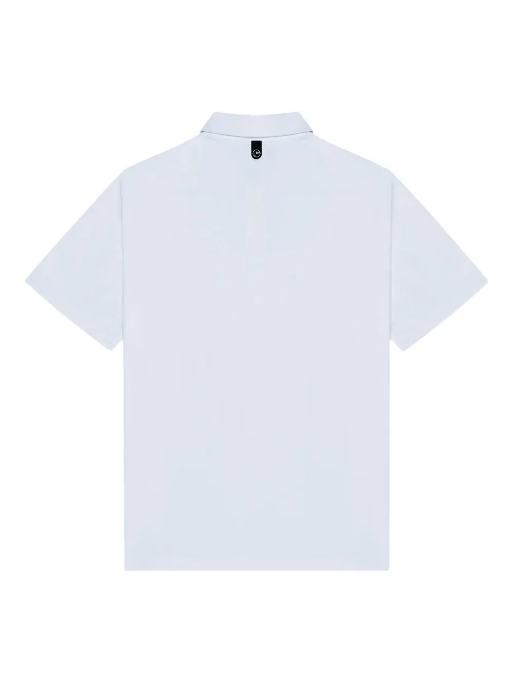 White t-shirt, back view