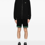 Black hoodies, full body view