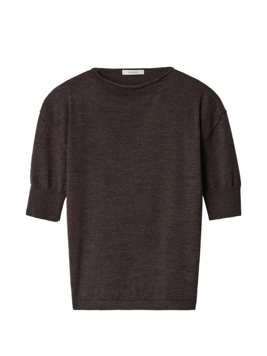 Brown knitwear, front view