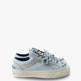 Blue shoes, front view