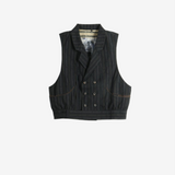 ZIGGY CHEN - Men Cropped Double-Breasted Gilet Jackets