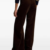 Brown pants, full body view