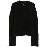 Black knitwear, front view